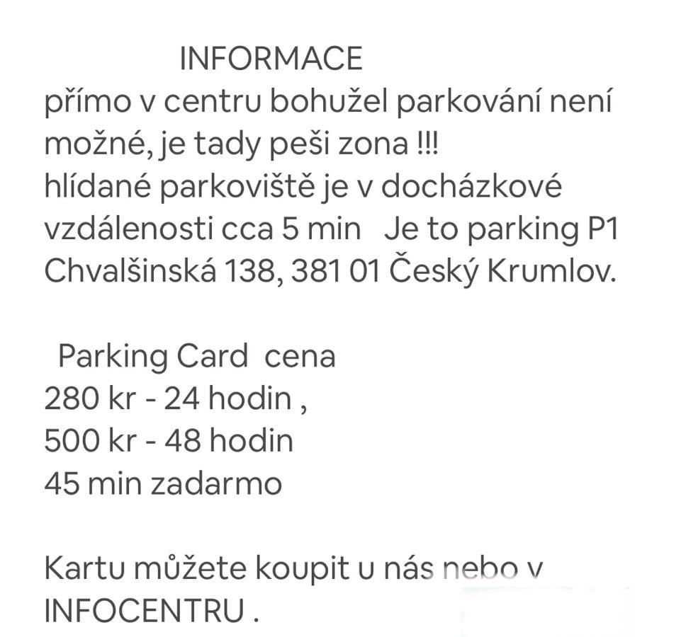 Apartman Galant Чешки Крумлов Екстериор снимка